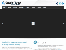 Tablet Screenshot of codetech-inc.com